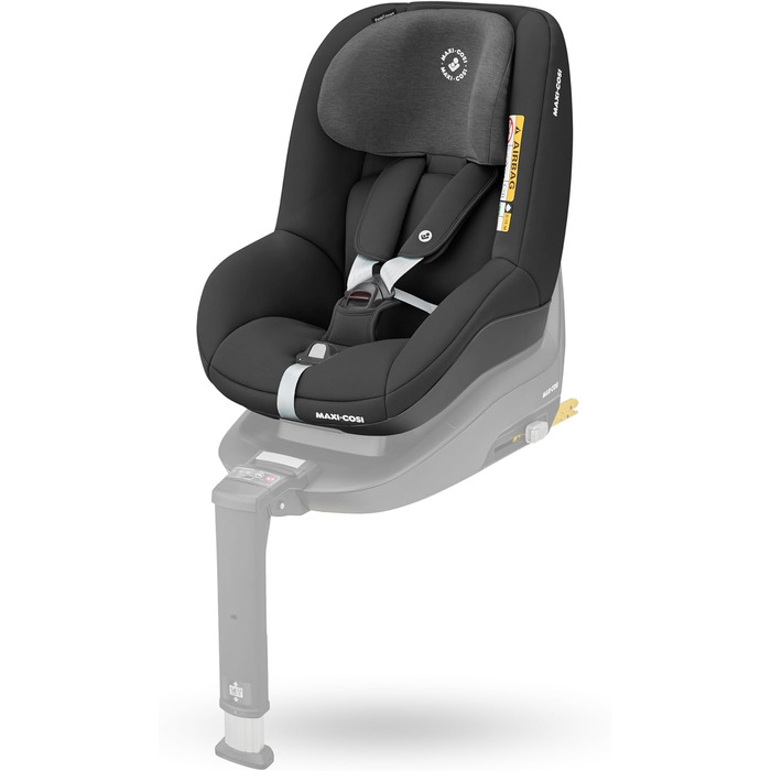 Дитяче автокрісло Maxi-Cosi Pearl Smart i-Size, для дітей 6 міс-4 роки, 9-18 кг, 67-105 см, встановлення вперед/назад, чорний