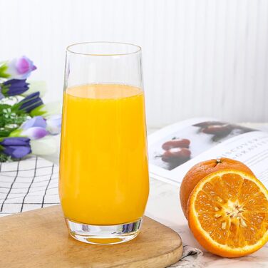 Набір келихів Highball з безнастійкового кришталю для коктейлів, води та соку, 510 мл, 4 шт.