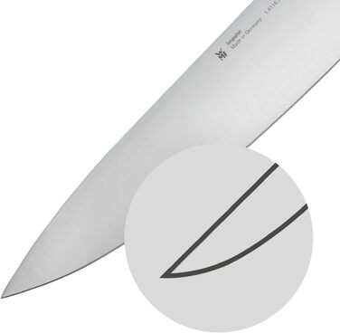 Набір ножів для кухні WMF Impulse з підставкою з натурального дерева, 7 предметів, Made in Germany
