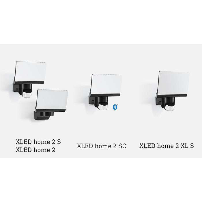 Світлодіодний прожектор Steinel XLED home 2 XL S білий, 2124 лм, датчик руху 180°, 19.3 Вт, тепле біле світло 3000K, поворотний