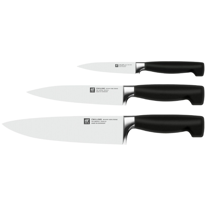 Набір ножів ZWILLING Vier Sterne (4 зірки), 3 предмети, нержавіюча сталь, Made in Germany
