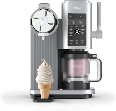 Машина для морозива CREAMi Softeis Ninja Swirl NC701EU: 13 функцій, 2 контейнери для морозива, сорбету, шейків