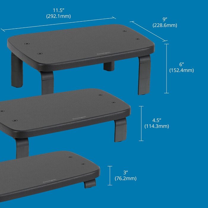 Підставка для монітора Kensington K55726EU підсвічка для столу, вузька, чорна, для моніторів до 21 дюйма