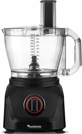 Кухонний комбайн TurboTronic 1900Вт з блендером, 3 л, 1,5 л скляна карафа, терка, цитрус-прес, подрібнювач льоду