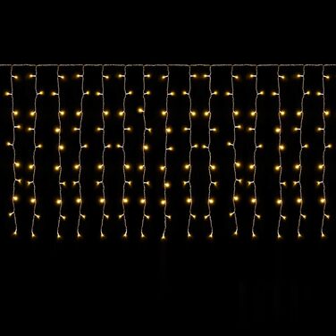 Світлодіодна гірлянда-завіса SALCAR Eisregen 3м x 1м, 150 LED, теплий білий колір, для вікон та балкона