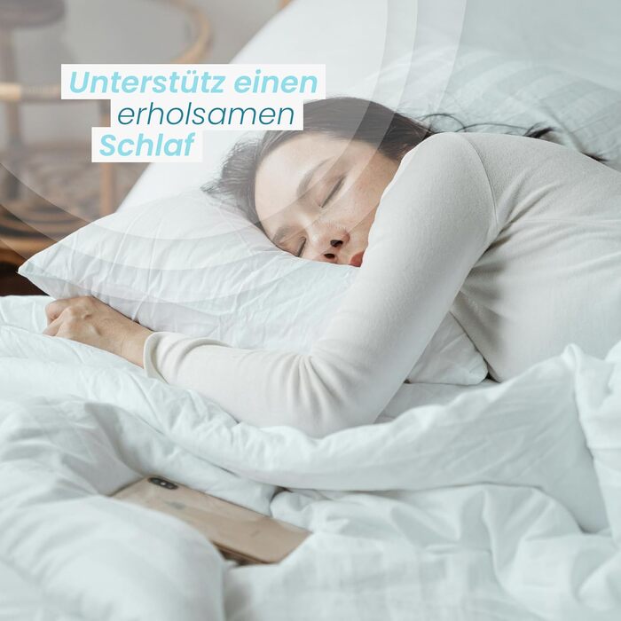 Подушка для шиї з піни Memory Foam Bestlivings (30x35x9 см) з антимікробним чохлом Silver Protect - Öko-Tex, для сну та підтримки спини