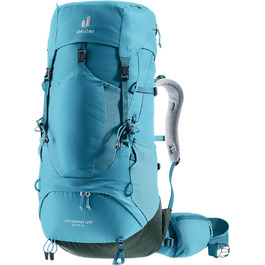 Рюкзак для трекінгу Deuter Aircontact Lite 35+10 SL для жінок, легкий, Lagoon-ivy, 35+10 л
