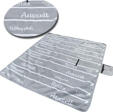 Пікнік-ковдра JEMIDI Boho 200x200 см, водонепроникна, велика, для пляжу та кемпінгу, бежева, прана та портативна