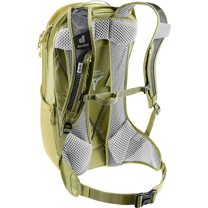 Велосипедний рюкзак Deuter Race Air 10 л, Linden-cactus, вентиляція спини