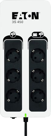 USV Eaton 3S Mini 36W для роутерів, камер та Smart Home (450VA / DIN)