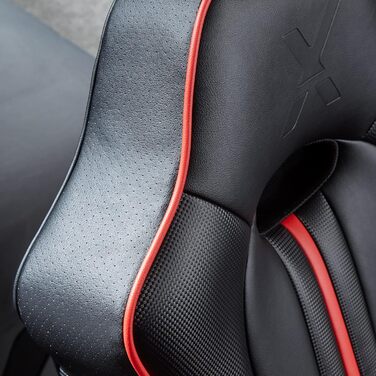 Ігрове крісло X Rocker Torque 2.1 з Bluetooth, вібрацією та аудіосистемою, червоне, педестальне крісло для геймерів та розваг