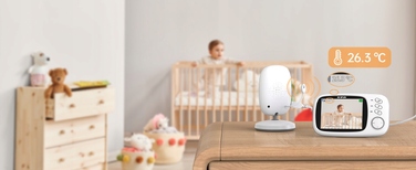 Електронна відеоняня Boifun VB603, біла