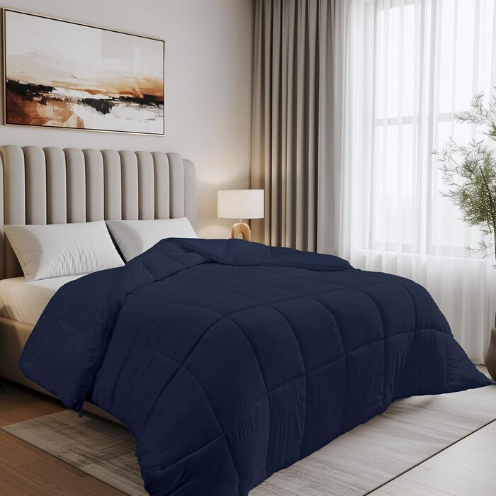 Комплект постільної білизни Utopia Bedding: ковдра 200x200 см, поліестер 350 GSM (білий)