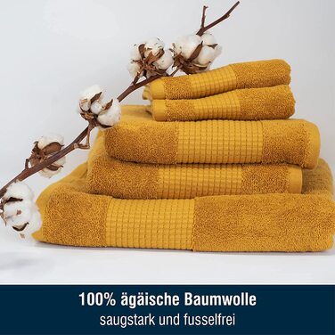 Набір рушників Merana Rome, 2 шт 70x140 см, манго, махрові, 100% бавовна, OEKO-TEX, 590 GSM, м'які, пухнасті, преміум-якість