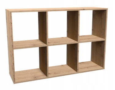 Стелаж TopEshop 110 x 75 x 30 см, дуб артизан