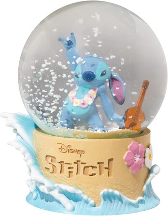 Снігова куля Disney Stitch Різдвяна, декор 9x10x8 см, офіційний фан-артикул