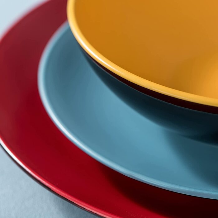 Набір посуду з кам'яної кераміки vancasso ALLEGRO, 16 предметів, сучасний сервіз для 4 осіб, вінтажний дизайн