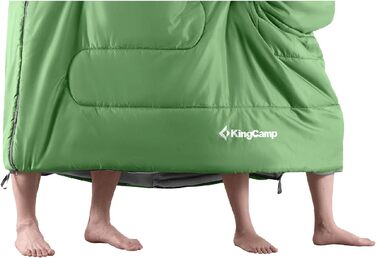 Двомісний спальний мішок KingCamp Oxygen 250 XL, до -3°C, довгий, для кемпінгу