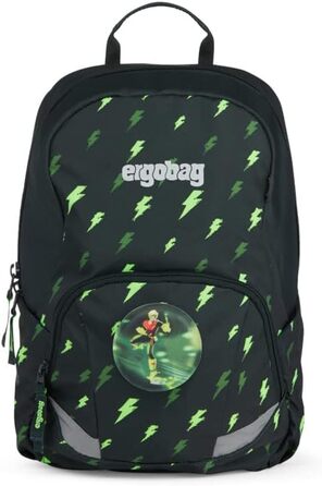 Дитячий рюкзак ergobag Ease Large 10 л, легкий, чорний, для школи та дитсадка