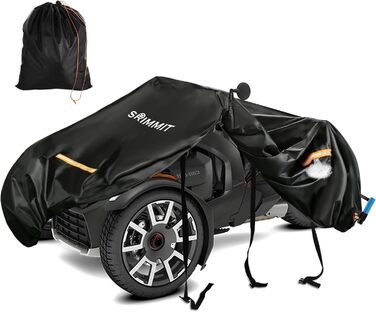 Водонепроникний чохол для Can-Am Ryker 600/900/Sport/Rally, міцний 420D, повна захисна накидка з водостійкими швами, аксесуар для мотоцикла, розмір 264x167x114 см