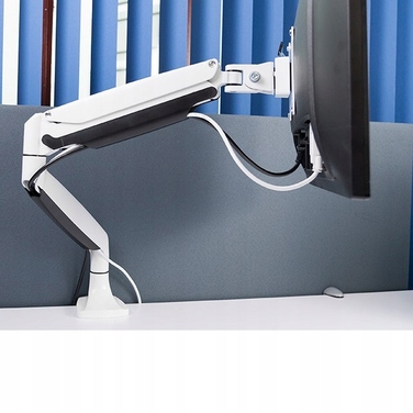 Кронштейн для монітора Hakner, 13-32 дюйми, VESA 75x75/100x100, макс. 9 кг, білий