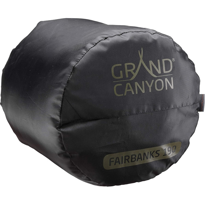 Спальний мішок Grand Canyon Fairbanks 190 для дорослих, універсальний, зелений