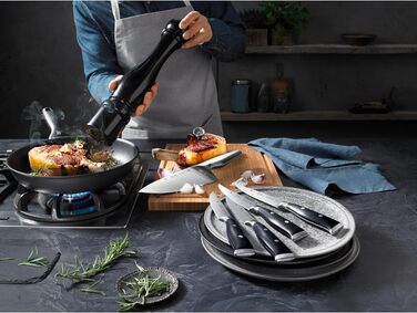 Набір кухонних ножів WMF Chef's Edition (3 предмети), ковані, Performance Cut, у дерев'яному боксі, Made in Germany