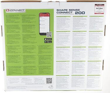 Цифрова вага Soehnle Shape Sense Connect 200 з Bluetooth для аналізу складу тіла, BIA, точний розрахунок калорій