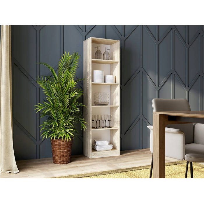 Стелаж TopEshop 50 x 182 x 30 см, дуб сонома