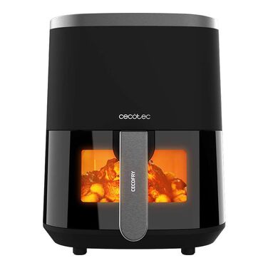 Аерофритюрниця Cecotec Cecofry Fantastik Window 4000, 4 л, з вікном, 1400 Вт, сенсорне керування, 9 програм, чорна
