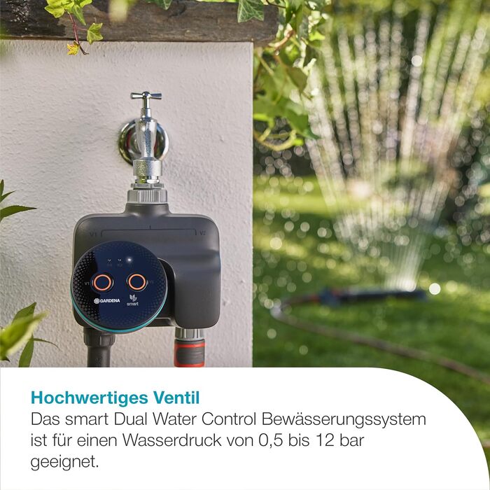 Gardena smart Water Control 19033-20: Автоматичний полив для саду, інтеграція з розумним домом, захист від заморозків