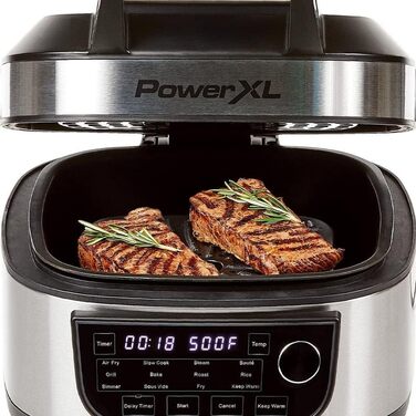 Мультиварка PowerXL 12-в-1, аерофритюрниця, духовка, рисоварка, 5,7 л, енергозбереження, 12 програм
