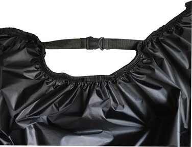 Моточохол ANFTOP 4XL для мотоцикла, водонепроникний, UV-захист, з отвором для замка, чорний, 295×110×140 см