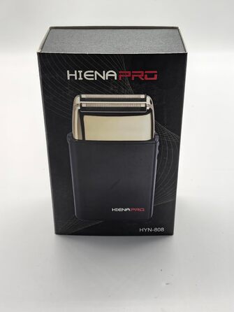 Чоловіча електробритва HIENA PRO, фольгова, для гоління та стрижки волосся, епілятор, портативна, знімна та мийна, USB, золота