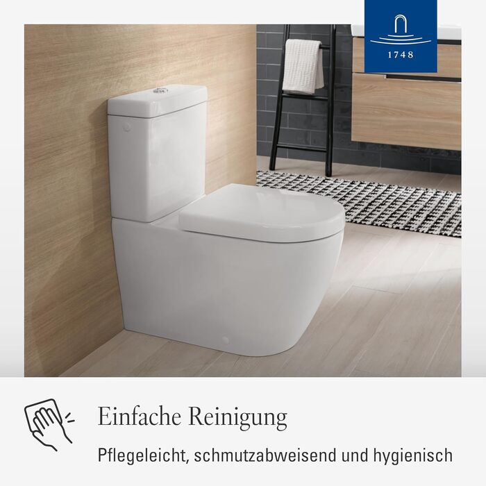 Сидіння для унітазу Villeroy & Boch Subway 2.0 D-подібне, білий альпійський глянець, з мікроліфтом, знімне, термопласт (дуропласт), артикул 9M68S101