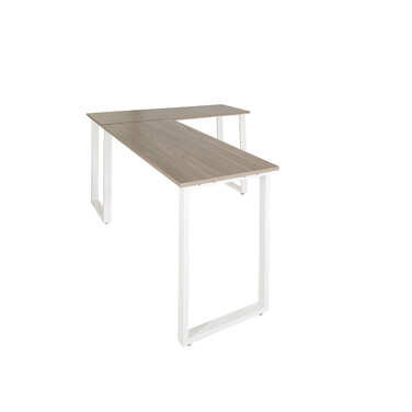 Робочий стіл WORKSPACE BASIC I 165 x 120 см сірий / білий hjh OFFICE
