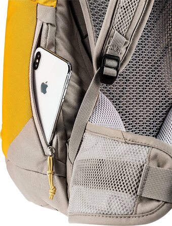 Жіночий туристичний рюкзак Deuter AC Lite 22 SL, 22 л, жовтий-карі з червоним
