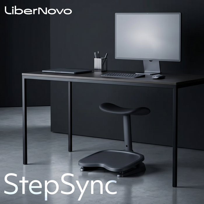 Ергономічна підставка для ніг LiberNovo StepSync Footrest Graphite Omni Pro