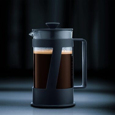 Френч-прес Bodum CREMA 0,35 л з нержавіючим фільтром, чорний