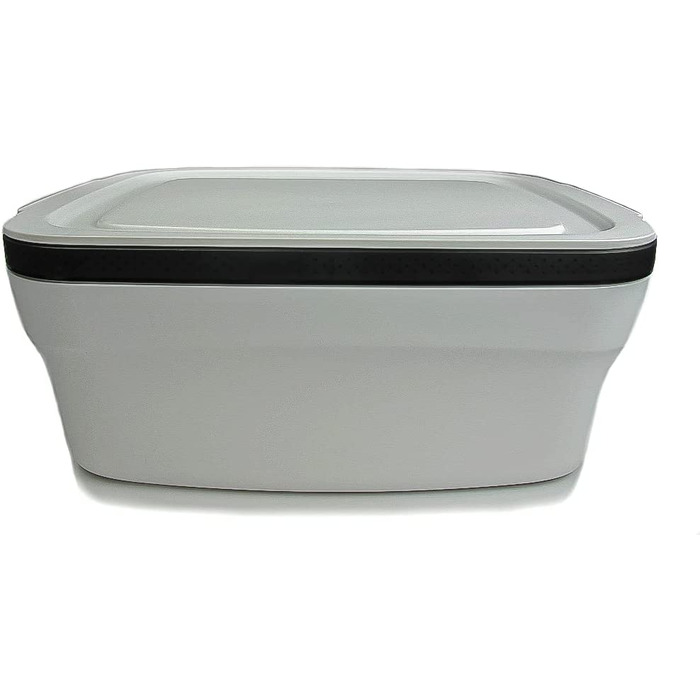 Контейнер для зберігання хліба Tupperware BrotMax 2, білий/чорний, бокс для хліба