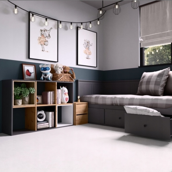 Стелаж TopEshop 110 x 75 x 30 см, дуб артизан