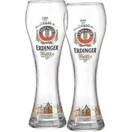 Пивні склянки Ritzenhoff & Breker Erdinger, 500 мл, 2 шт – скло для пшеничного пива