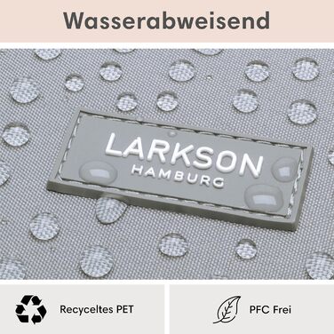 LARKSON рюкзак унісекс для міста, школи і бізнесу, водовідштовхувальний, з відділенням для ноутбука 16