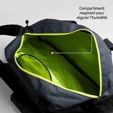 Сумка Arena Team Duffle 25 л для спорту, плавання і подорожей, з відділенням для вологого одягу, знімним плечовим ременем, чорна