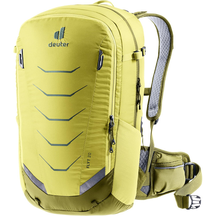 Велосипедний рюкзак Deuter Flyt 20 з протектором, зелений, 20 л