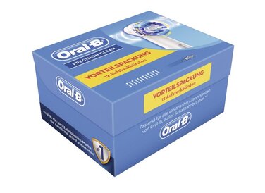 Смінні насадки для електричної зубної щітки Oral-B 3D, білі, 12 шт.