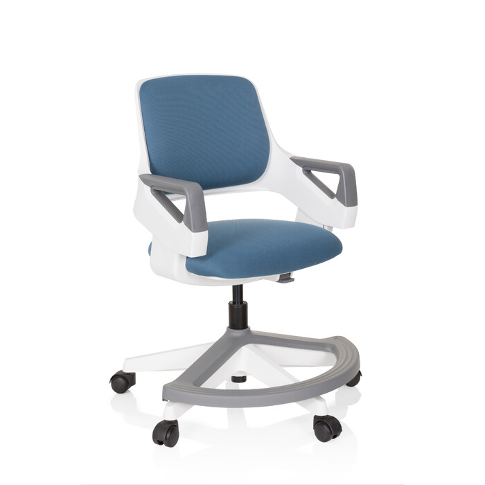 Дитяче крісло KID FLEX сітка тканина синій сірий hjh OFFICE