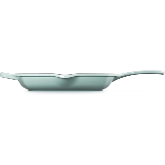 Гриль Le Creuset з чавуну, емальований, квадратний, 26 см, колір Морська сіль