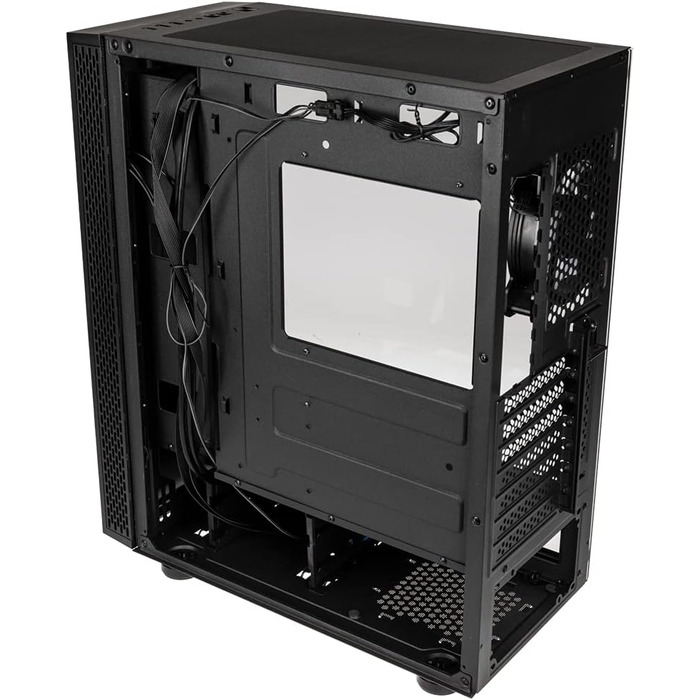 Корпус для ПК Kolink Void Rift Midi Tower з ARGB-підсвіткою, скляна панель, вертикальне встановлення GPU, ігровий, загартоване скло, для ATX