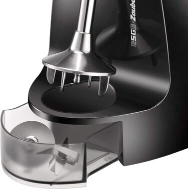 Професійний блендер ESGE Zauberstab M 200 Chrom 90580, 200 Вт, 17000 об/хв, ручний міксер з аксесуарами, ергономічний дизайн, спіральний кабель